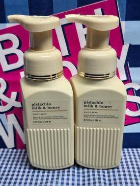 BBW Pistachio Milk & Honey Gentle & Clean Foaming Hand Soap 2 Pack